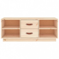 TV-Schrank 100x34x40 cm Massivholz Kiefer