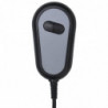 Massagesessel mit Aufstehhilfe Braun Stoff