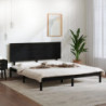 Massivholzbett Schwarz 180x200 cm 6FT Super King