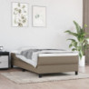 Boxspringbett Taupe 90x190 cm Stoff