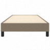 Boxspringbett Taupe 90x190 cm Stoff