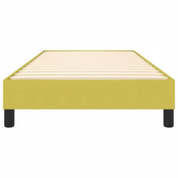 Boxspringbett Grün 90x190 cm Stoff