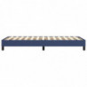 Boxspringbett Blau 100x200 cm Stoff