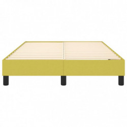Boxspringbett Grün 120x200 cm Stoff