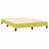 Boxspringbett Grün 140x190 cm Stoff