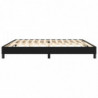 Boxspringbett Schwarz 200x200 cm Stoff