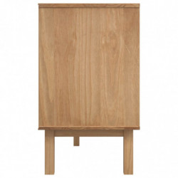 Sideboard Braun und Grau 114x43x73,5 cm Massivholz Kiefer