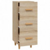 Sideboard Sonoma-Eiche 34,5x34x90 cm Holzwerkstoff