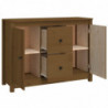 Sideboard Honigbraun 100x35x74 cm Massivholz Kiefer