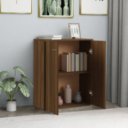 Sideboard Braun Eichen-Optik 60x30x75 cm Holzwerkstoff