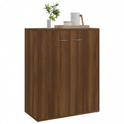 Sideboard Braun Eichen-Optik 60x30x75 cm Holzwerkstoff