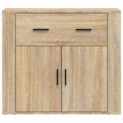 Sideboard Sonoma-Eiche 80x33x70 cm Holzwerkstoff