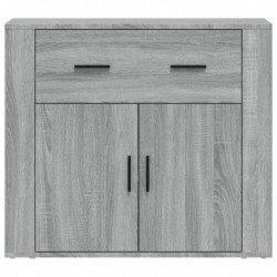 Sideboard Grau Sonoma 80x33x70 cm Holzwerkstoff