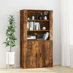 Wandschrank Räuchereiche 80x33x80 cm Holzwerkstoff