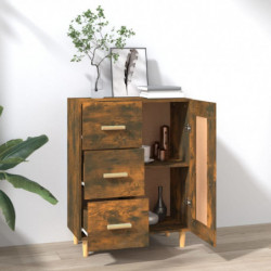 Sideboard Räuchereiche 69,5x34x90 cm Holzwerkstoff