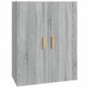 Hängeschrank Grau Sonoma 69,5x34x90 cm