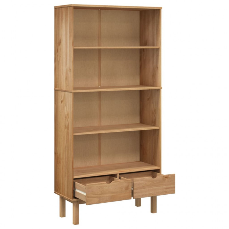 Dripex Bücherregal Mit 2 Schubladen | 7 Fächer Würfelregal Schwarz 100x90cm