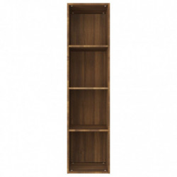 Bücherschrank/TV-Schrank Braun Eichen-Optik 36x30x143 cm