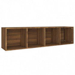 Bücherschrank/TV-Schrank Braun Eichen-Optik 36x30x143 cm