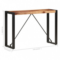 Konsolentisch 110x35x76 cm Massivholz Palisander