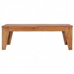 Couchtisch 120 x 60 x 40 cm Teak Massivholz