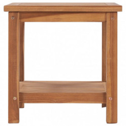 Couchtisch 45 x 45 x 45 cm Massivholz Teak