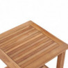 Couchtisch 45 x 45 x 45 cm Massivholz Teak