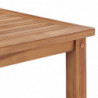 Couchtisch 45 x 45 x 45 cm Massivholz Teak