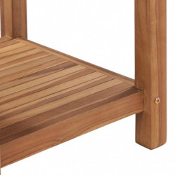 Couchtisch 45 x 45 x 45 cm Massivholz Teak