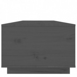 Couchtisch Grau 100x50x35 cm Massivholz Kiefer
