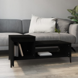 Couchtisch Schwarz 100x50x45 cm Holzwerkstoff