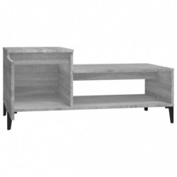 Couchtisch Grau Sonoma 100x50x45 cm Holzwerkstoff