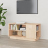 TV-Schrank 80x35x40,5 cm Massivholz Kiefer