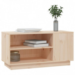 TV-Schrank 80x35x40,5 cm Massivholz Kiefer