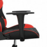 Gaming-Stuhl mit Massagefunktion Schwarz und Rot Kunstleder