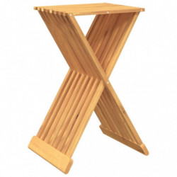 Klapphocker 40x32,5x70 cm Massivholz Teak