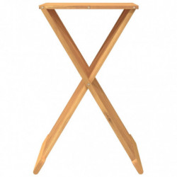 Klapphocker 40x32,5x70 cm Massivholz Teak