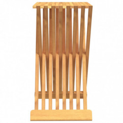 Klapphocker 40x32,5x70 cm Massivholz Teak