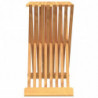 Klapphocker 40x32,5x70 cm Massivholz Teak