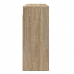 Wandschrank Sonoma-Eiche 80x33x80 cm Holzwerkstoff