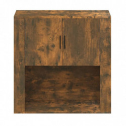 Wandschrank Räuchereiche 80x33x80 cm Holzwerkstoff