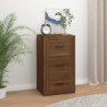 Sideboard Braun Eichen-Optik 40x33x70 cm Holzwerkstoff