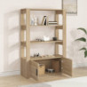 Sideboard Sonoma-Eiche 80x30x119,5 cm Holzwerkstoff