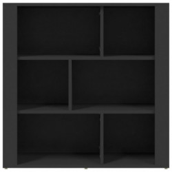 Sideboard Schwarz 80x30x80 cm Holzwerkstoff