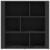 Sideboard Schwarz 80x30x80 cm Holzwerkstoff