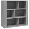 Sideboard Grau Sonoma 80x30x80 cm Holzwerkstoff