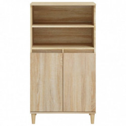 Highboard Sonoma-Eiche 60x36x110 cm Holzwerkstoff