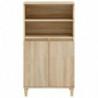 Highboard Sonoma-Eiche 60x36x110 cm Holzwerkstoff