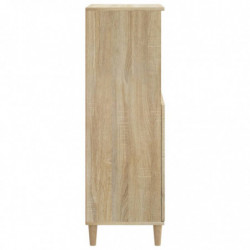 Highboard Sonoma-Eiche 60x36x110 cm Holzwerkstoff