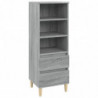 Highboard Grau Sonoma 40x36x110 cm Holzwerkstoff